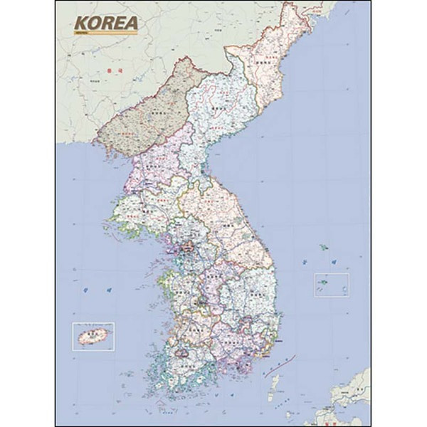 K-01 (지도 - 대한민국전도)