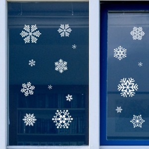GDT-821S (겨울&amp;X-MAS - 눈꽃 설레임, 양면 30%할인 포인트스티커/성탄절/크리스마스/창문/유리/벽지/리폼/인테리어/홈데코/셀프diy)